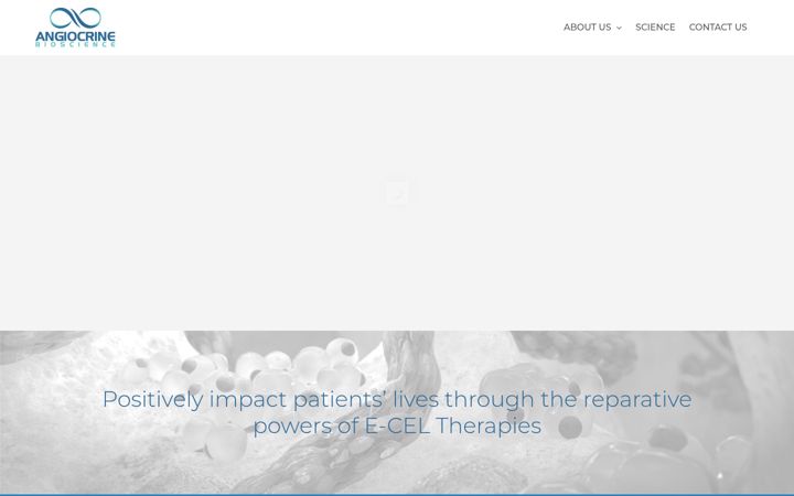 Screenshot di angiocrinebioscience.com