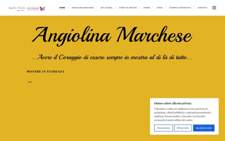 Екранна снимка на angiolinamarchese.it