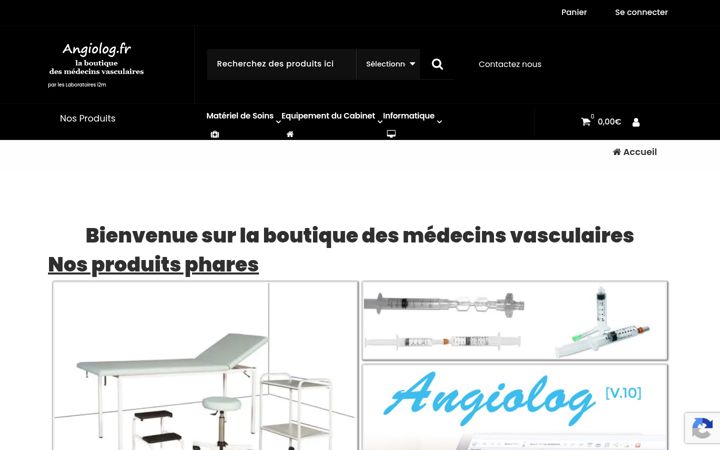 Screenshot of angiolog.fr