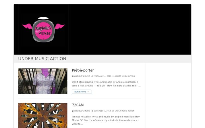 Screenshot di angiolosmusic.com