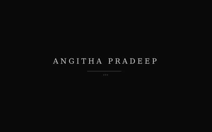 Screenshot of angithapradeep.com