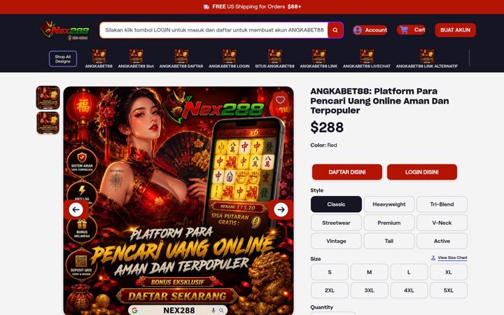 Screenshot of angkabet88.org