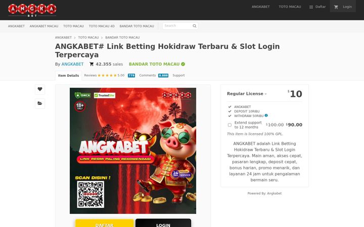 Screenshot of angkabetslotlogin.com