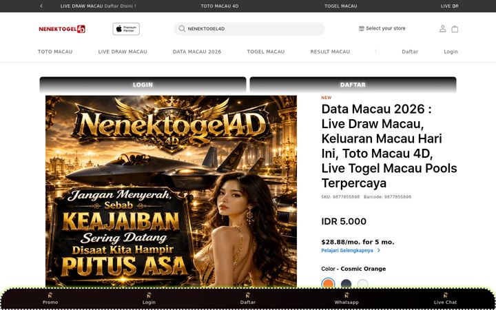 Zrzut ekranu angkajitutotowap.com