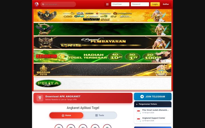 Screenshot of angkanet21.com