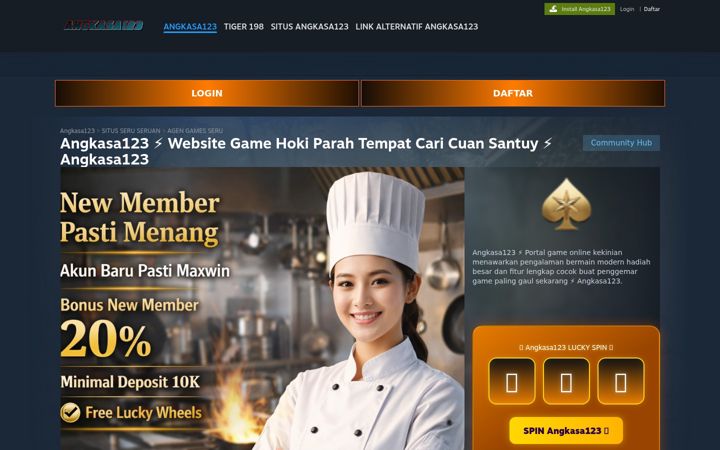Screenshot di angkasa123.com