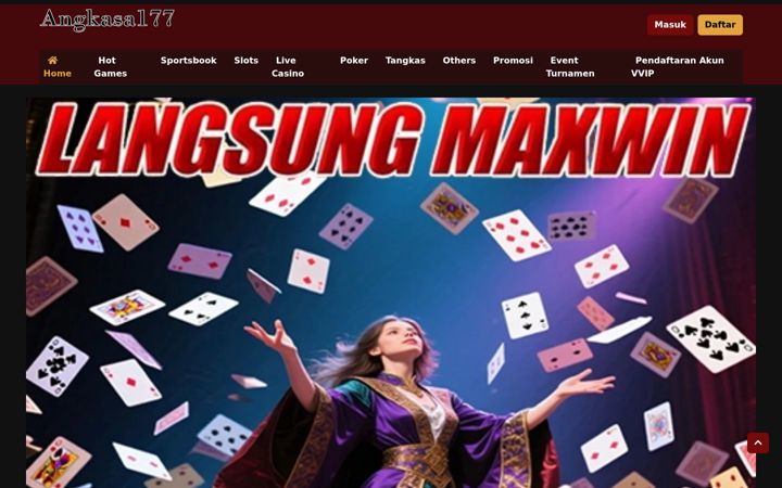 Screenshot di angkasa177.com