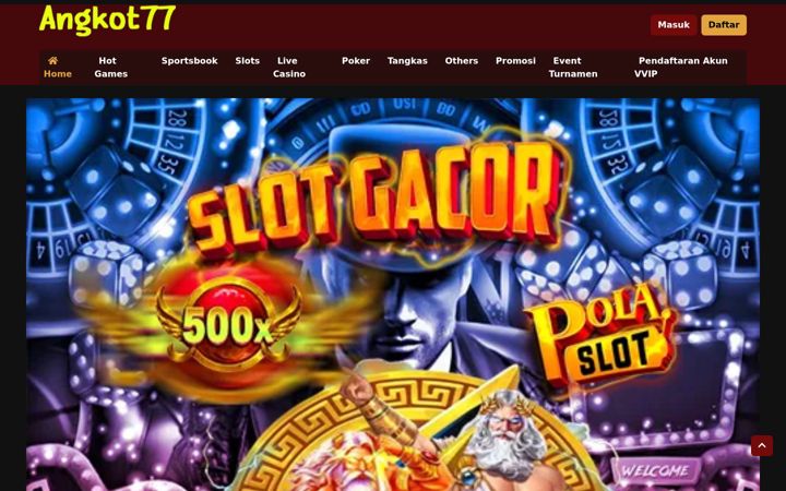 Screenshot of angkot77.net