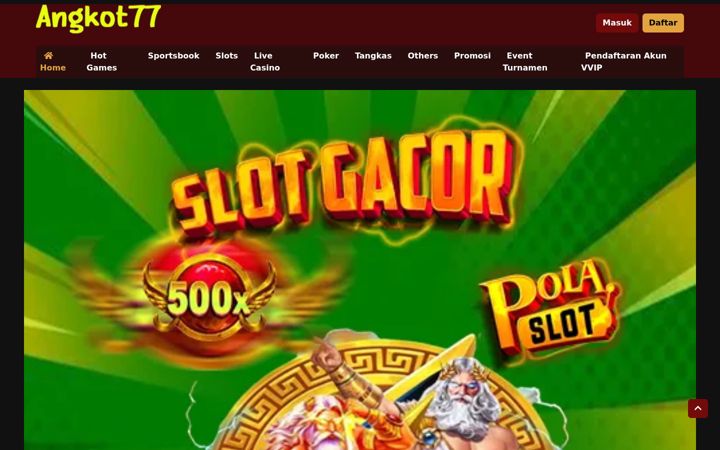 Screenshot of angkot77slot.com
