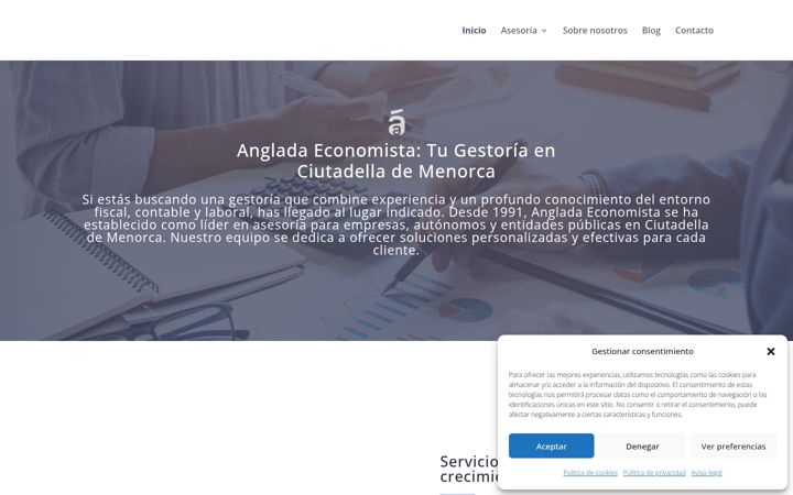 Screenshot of angladaeconomista.com