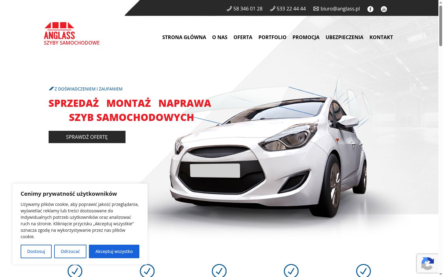 Sutikimo reklamjuostės, rodytos prieš bet kokią sąveiką, ekrano kopija