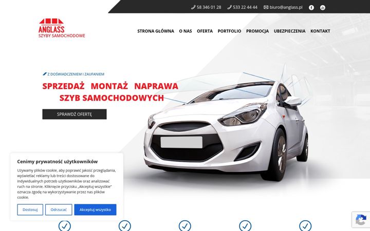 Skjermbilde av anglass.pl