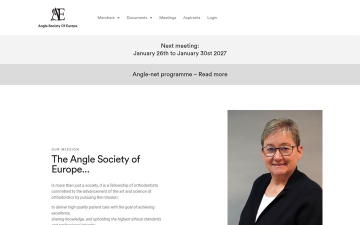 Screenshot of angle-society.com
