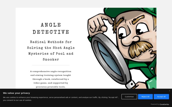 Screenshot of angledetective.com