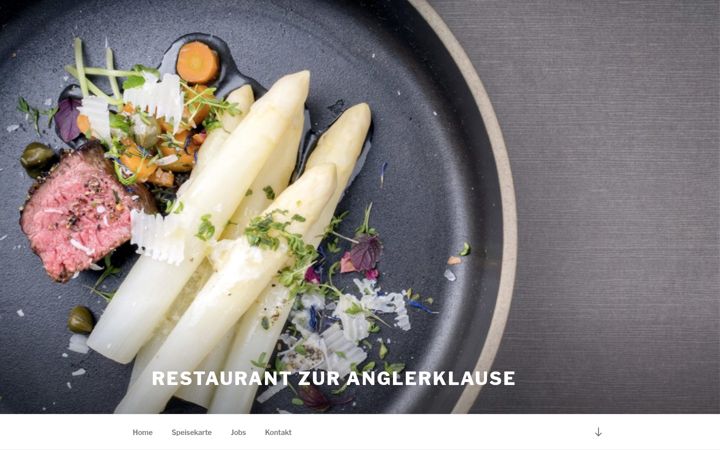 Skjermbilde av anglerklause.de