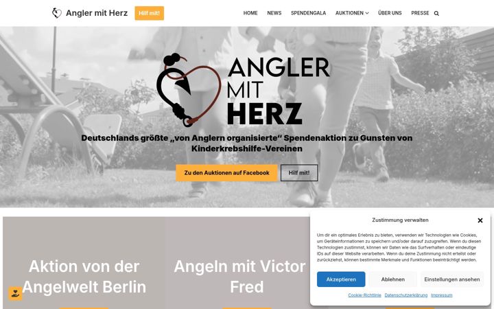 Skjermbilde av anglermitherz.de