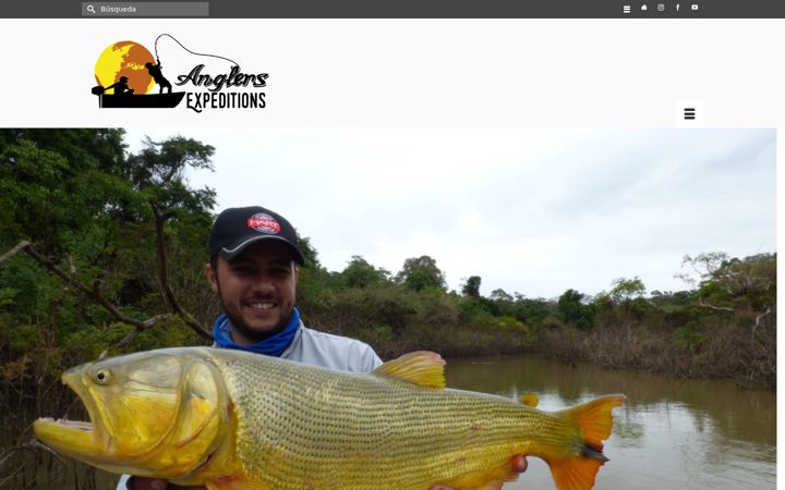 Screenshot του anglersexpeditions.com