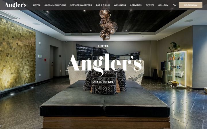 Screenshot του anglershotelmiami.com