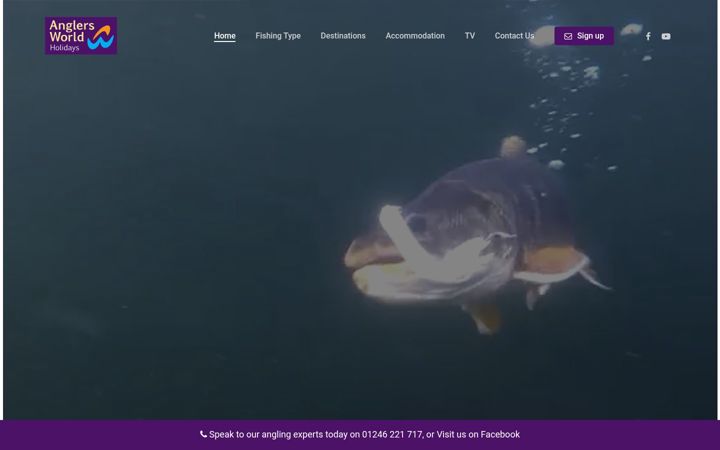 Screenshot of anglersworld.tv