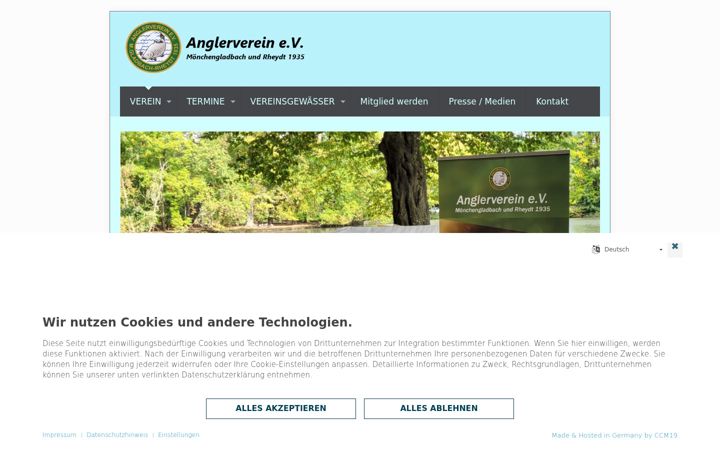 Screenshot of anglerverein-mg-ry.de