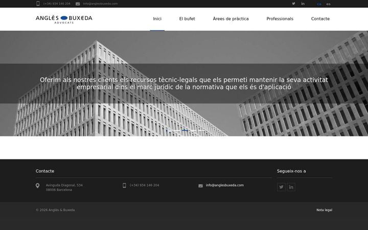 Screenshot of anglesbuxeda.com