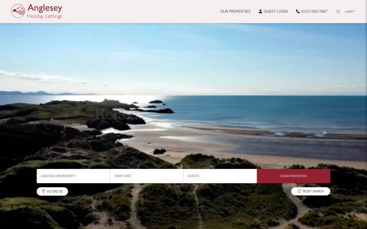 Screenshot του anglesey-holiday-lettings.com