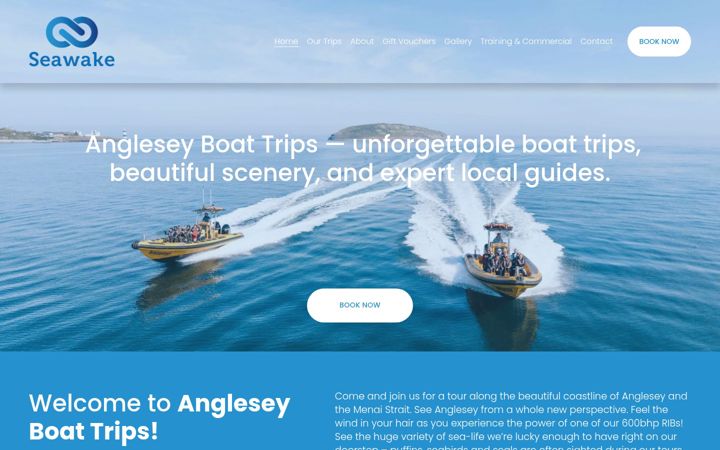 Screenshot of angleseyboattrips.com