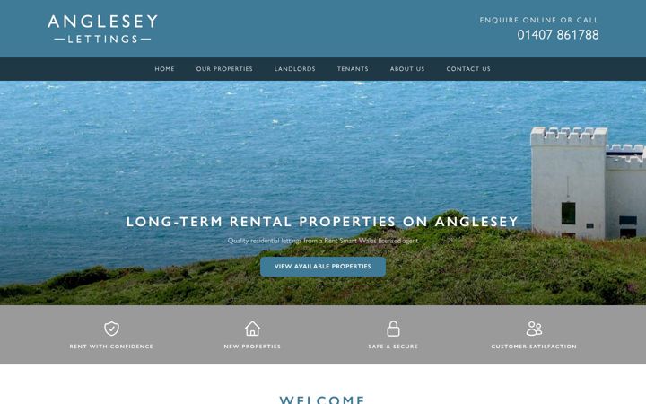 Screenshot του angleseylettings.com