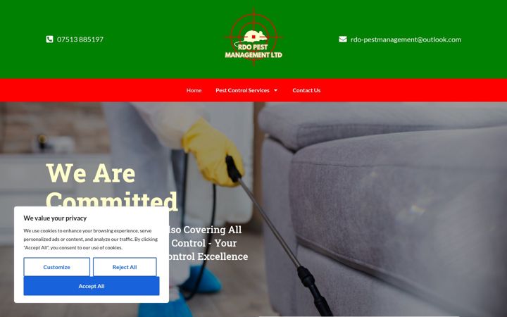 Ekrānuzņēmums no angleseypestcontrol.co.uk