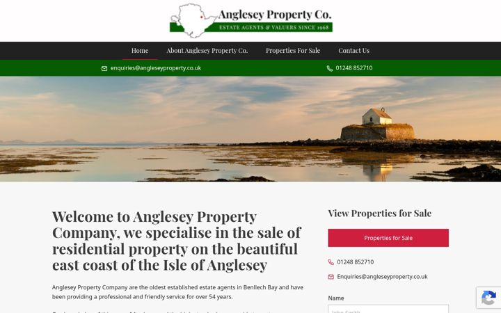 Screenshot of angleseyproperty.co.uk