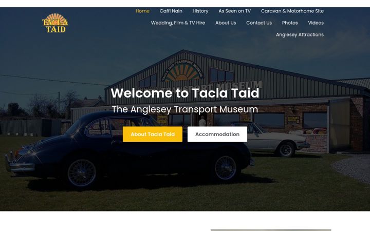 Екранна снимка на angleseytransportmuseum.co.uk