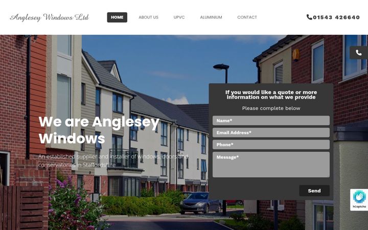 Screenshot of angleseywindows.co.uk