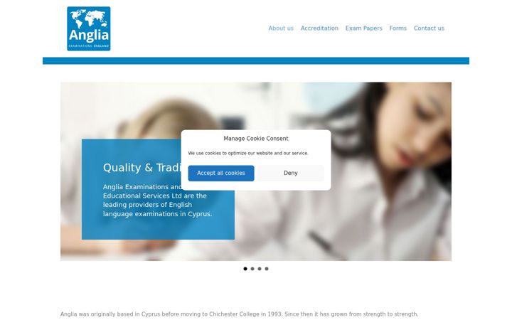 Screenshot of angliacy.com
