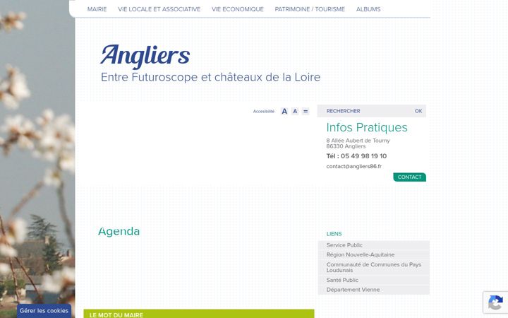 Screenshot of angliers86.fr