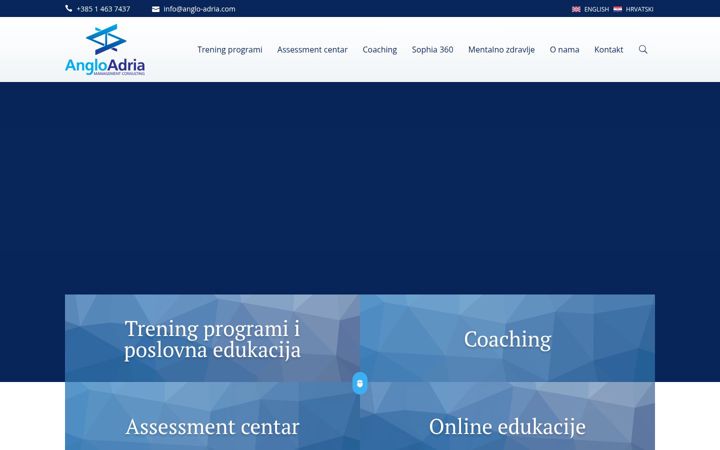 Screenshot του anglo-adria.com