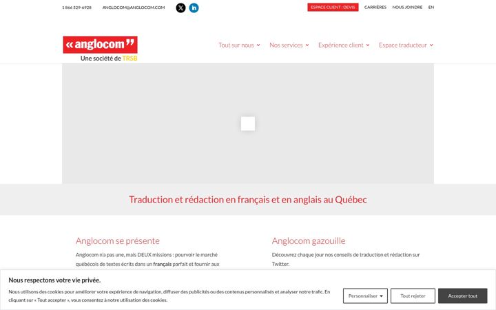 Screenshot of anglocom.com