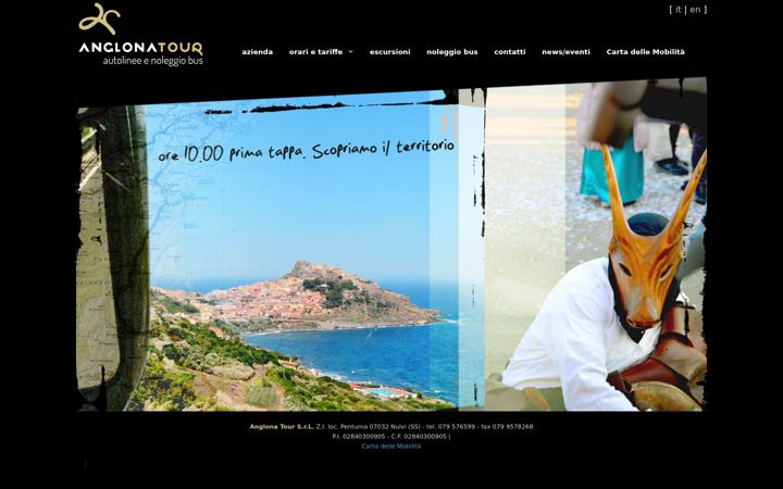 Captura de pantalla de anglonatour.com