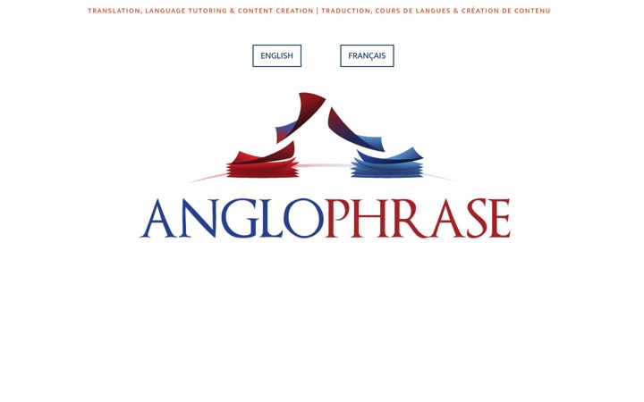 Screenshot of anglophrase.com