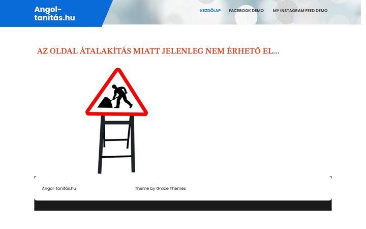 Screenshot of angol-tanitas.hu
