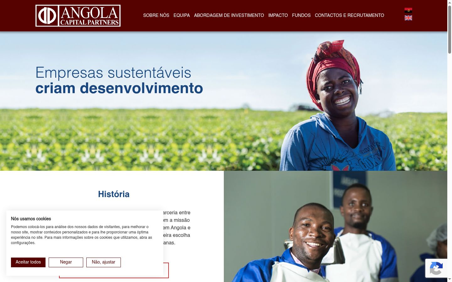 Captura de pantalla del banner de consentimiento mostrado antes de cualquier interacción