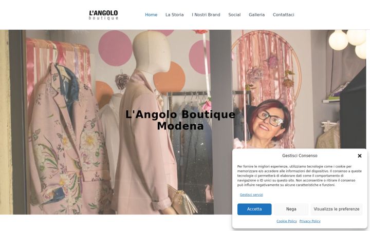 Екранна снимка на angolo-boutique.it