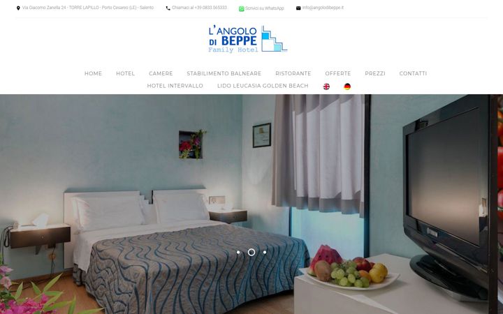 Screenshot of angolodibeppe.it