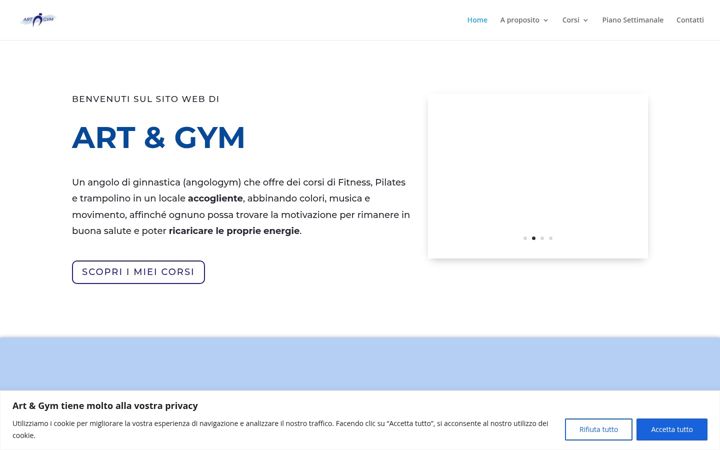 Screenshot of angologym.ch