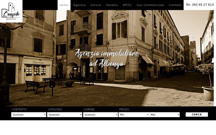 Zrzut ekranu angoloimmobiliarealbenga.com