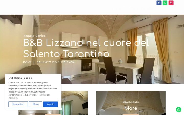Screenshot of angolojonico.it