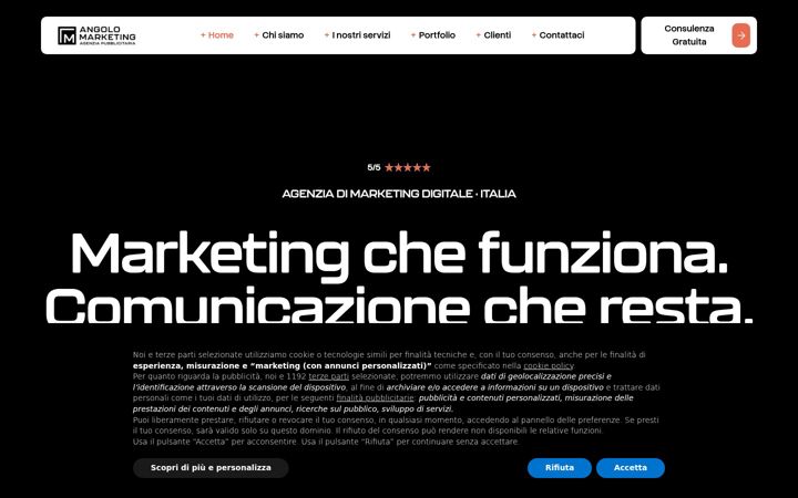 Screenshot of angolomarketing.it