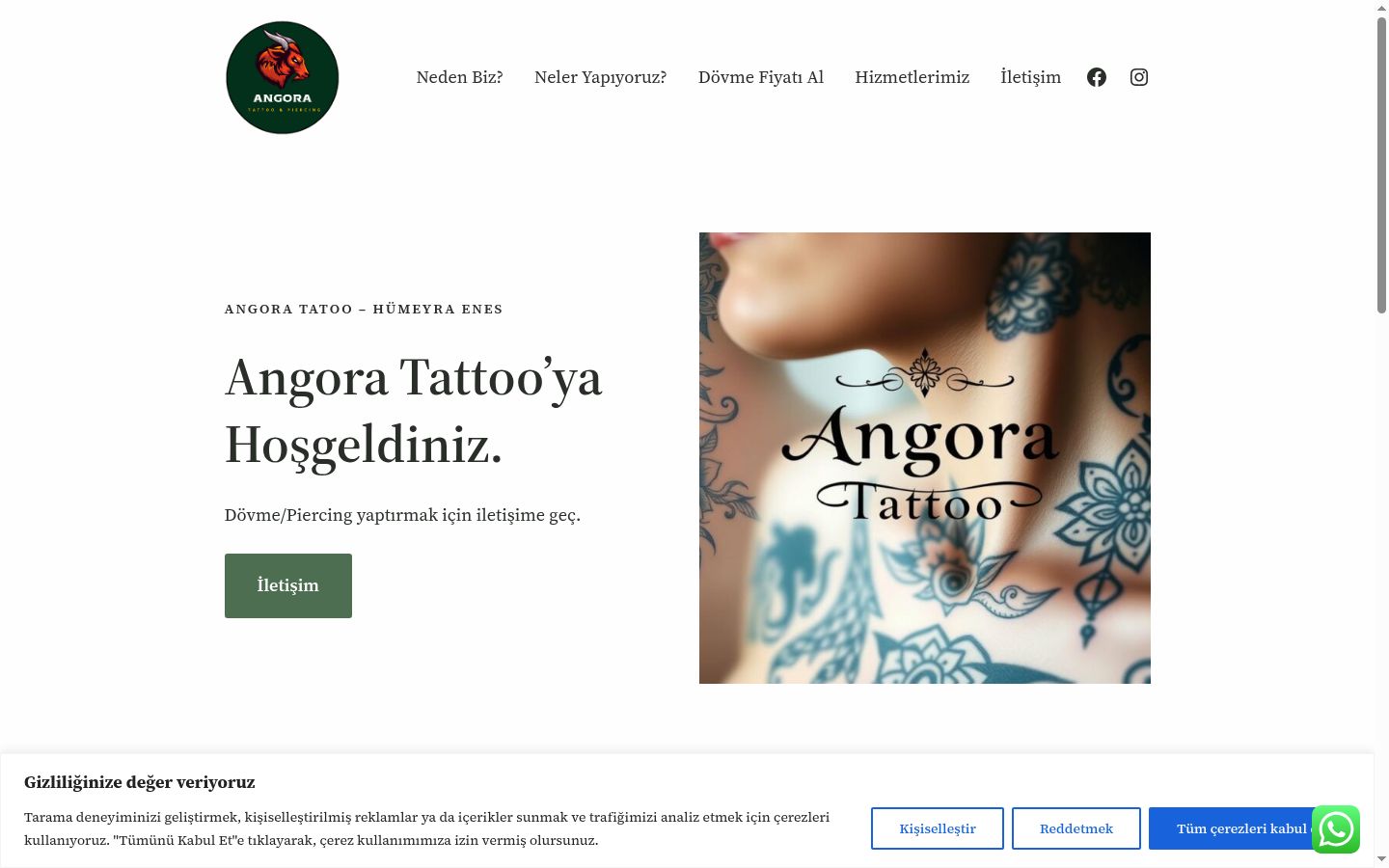 Ekrānuzņēmums ar piekrišanas baneri, kas tika rādīts pirms jebkādas mijiedarbības