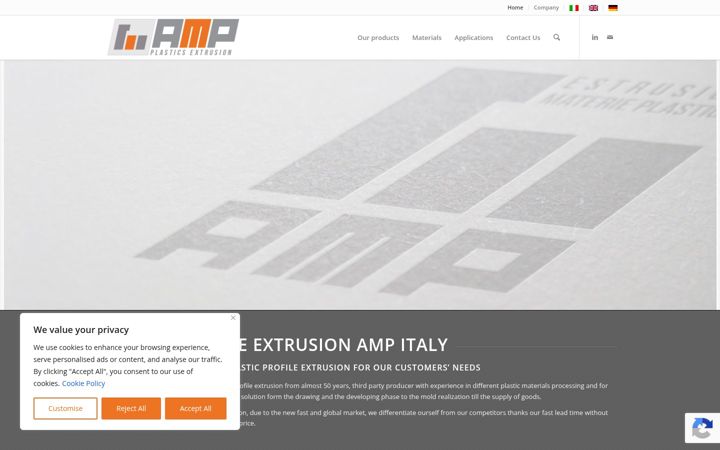 Screenshot of angoscini.com