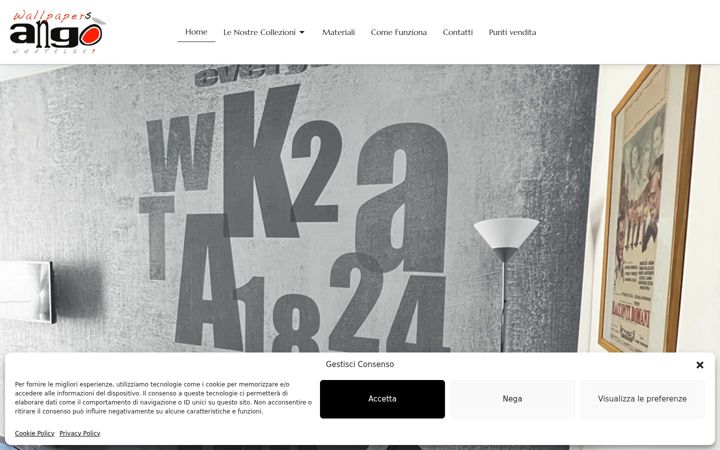 Screenshot of angowallpaper.com