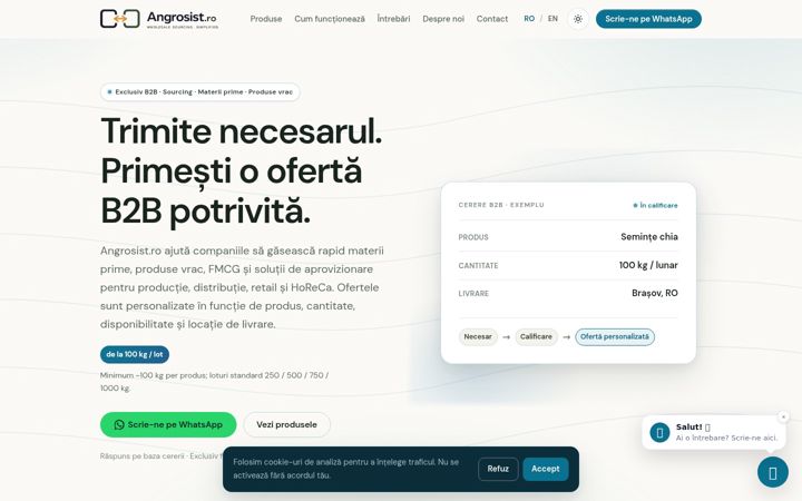 Screenshot of angrosist.ro